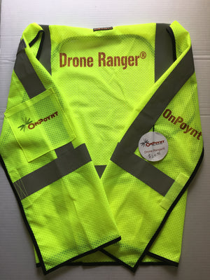 Onpoynt, drone ranger, safety vest, neon green
